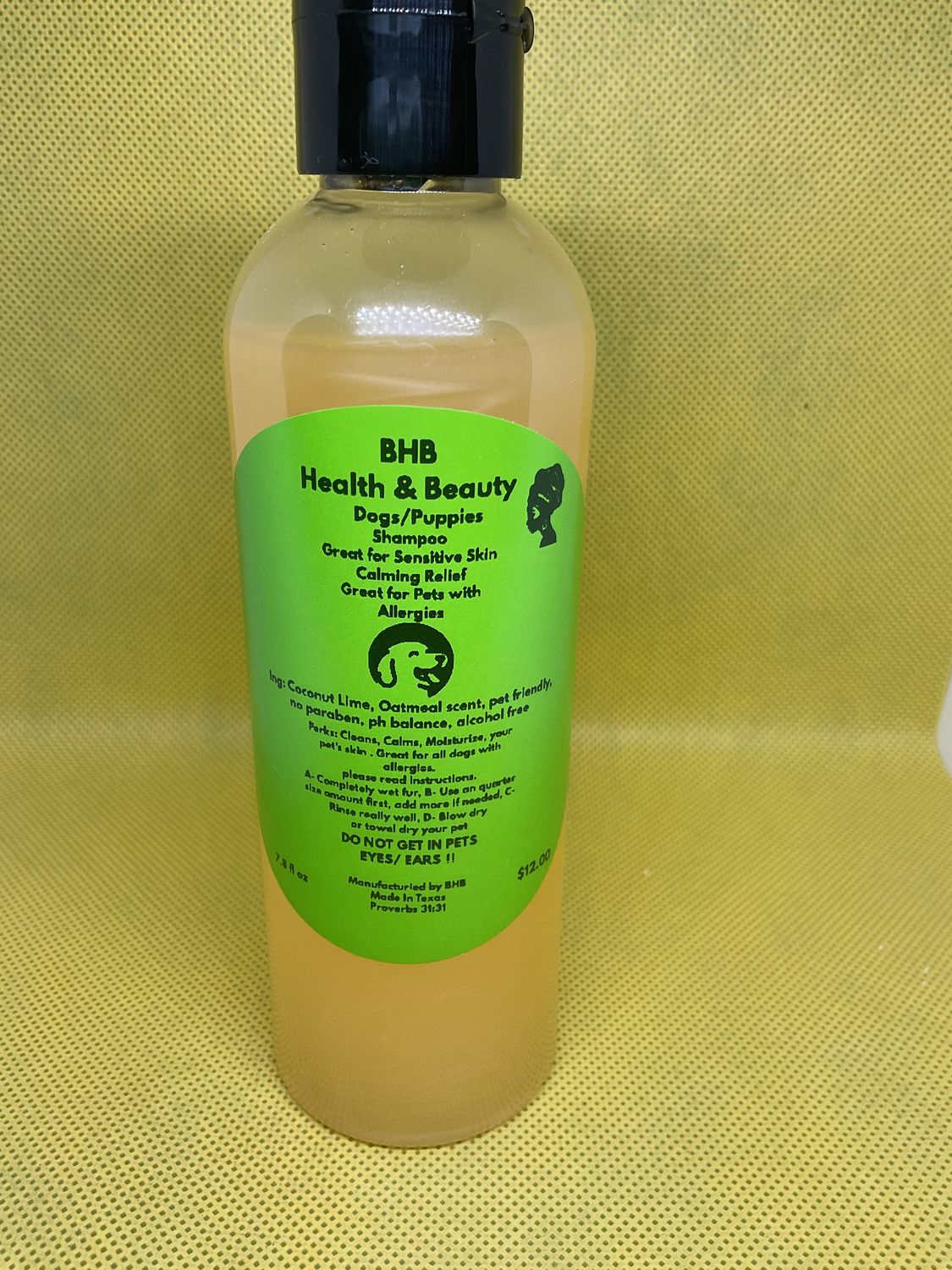 Oatmeal Lime Dog / puppies Shampoo only