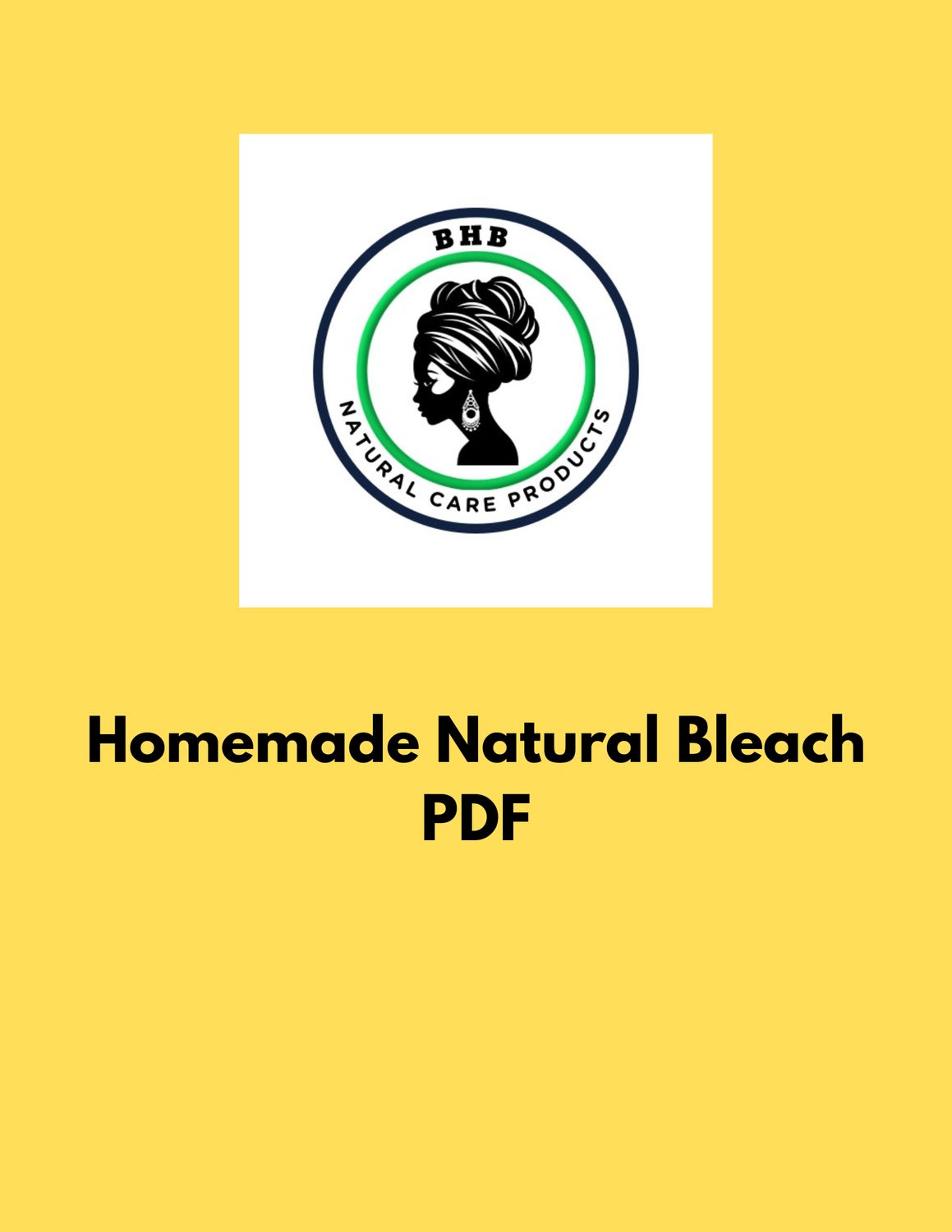 Homemade Natural Bleach PDF Download