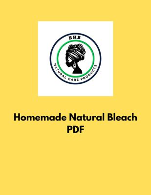 Homemade Natural Bleach PDF Download
