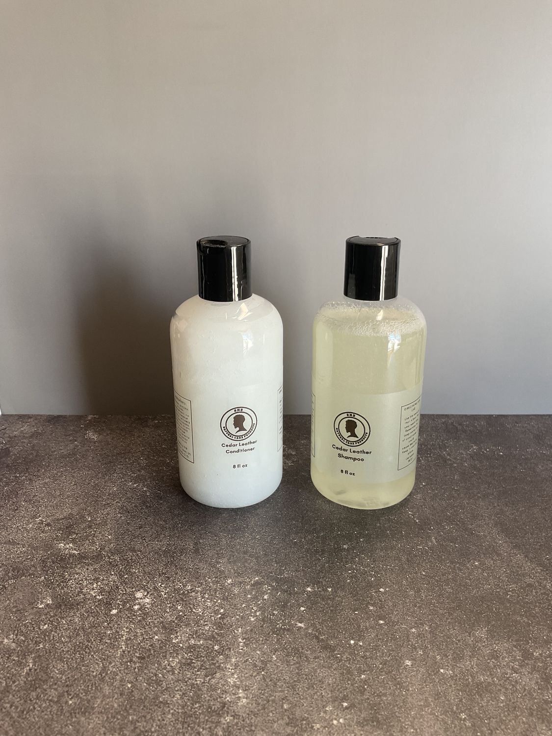 Cedar Leather Shampoo/ Conditioner Set