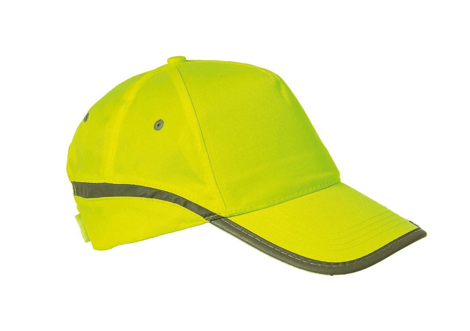 BERRETTO TESA PRECURVA GIALLO C/BANDA