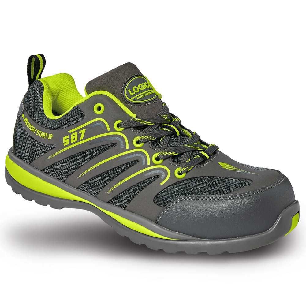 SCARPA BASSA GRIGIA/VERDE S1P