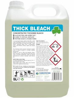 Thick Bleach Concentrated Thickened Bleach 2x5ltr