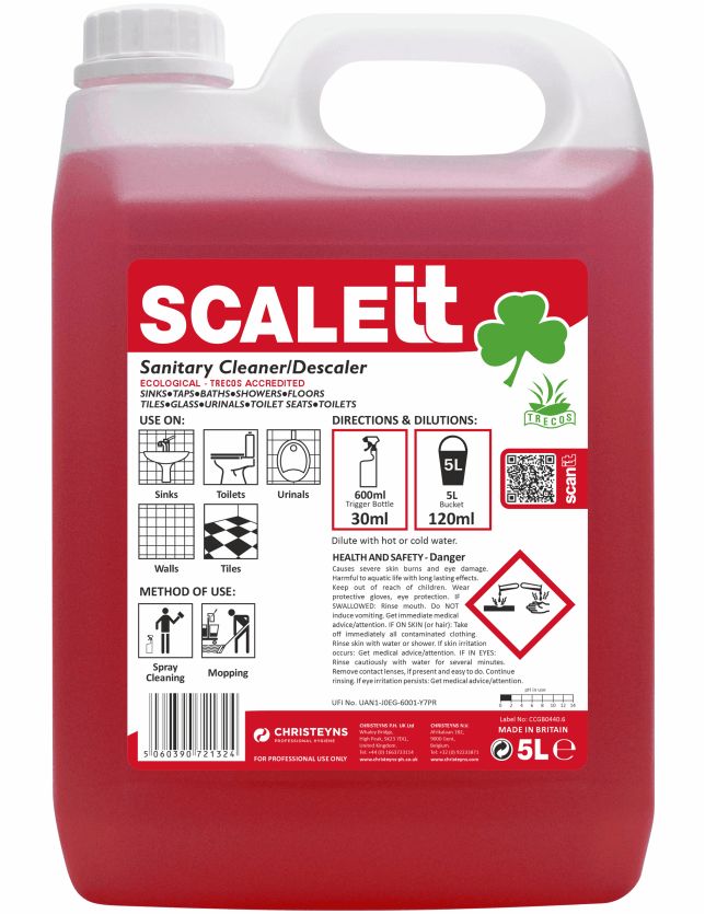 ScaleIT Sanitary Cleaner & Descaler  2x5LTR