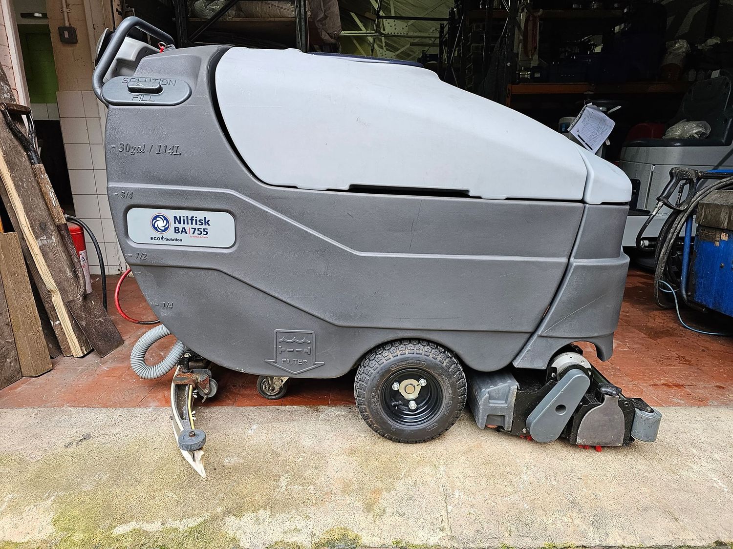 Nilfisk BA755C - Cylindrical Scrubber Dryer - USED