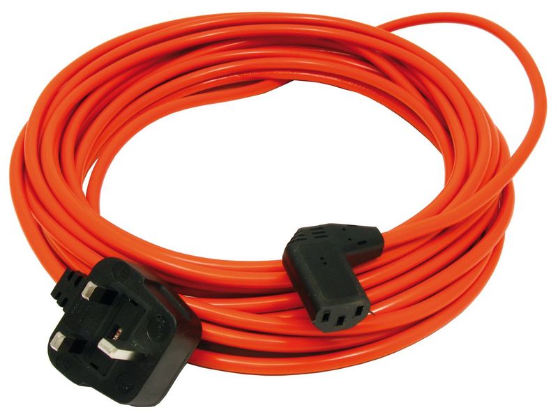 Truvox Vacuum Cleaner Flex 12m 1.0mm 3 Core Angled Plug