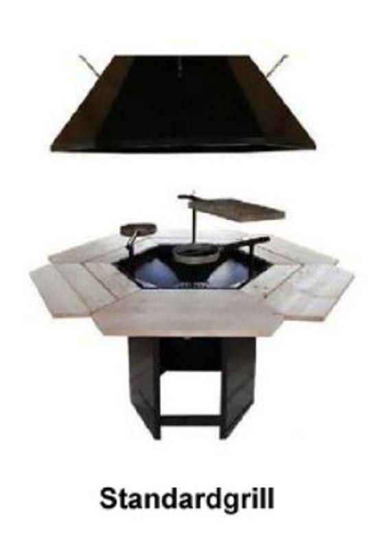 ​Grill system with chimney