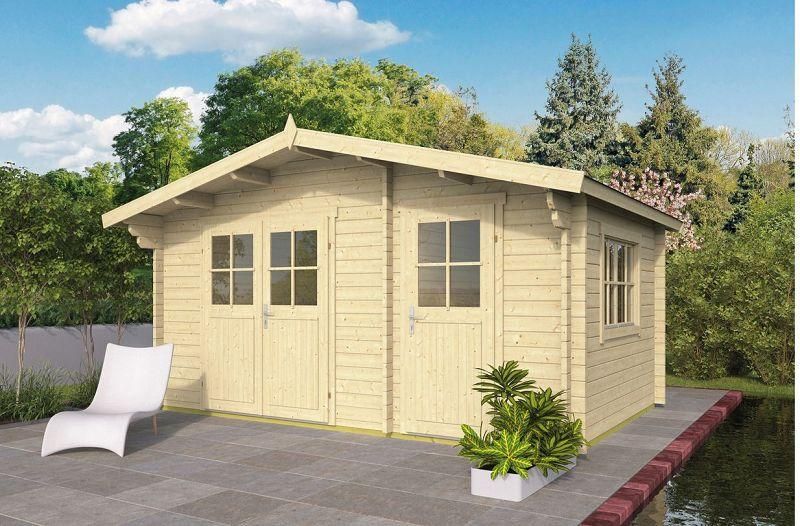Gartenhaus Elizabeth in 40mm Wandstärke 450 x 300 cm