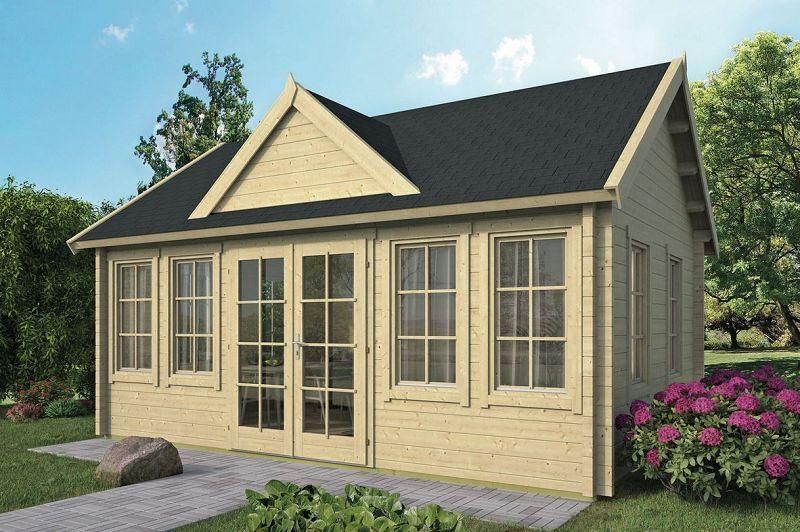 Gartenhaus / Ferienhaus Trevor  5.5x4m - 92mm