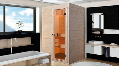 weka Massivholzsauna VALIDA 1  139 x 139 x 203 cm