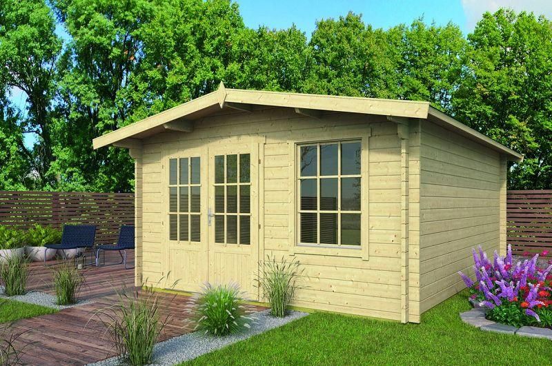 Gartenhaus Alex in 40mm Wandstärke 350 x 450 cm