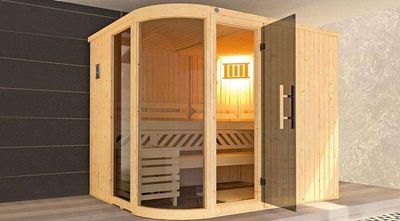 weka Design-Sauna SARA 2 inkl. Saunaofen 9,0 kW BioS