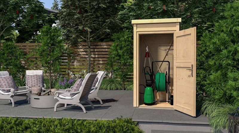 weka Gartenhaus 367, natur, 21 mm , 97 x 100 cm