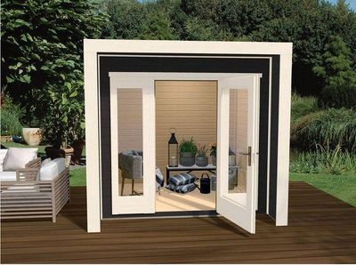 weka Designhaus 263 Gr.1, anthrazit,  241 x 235 cm