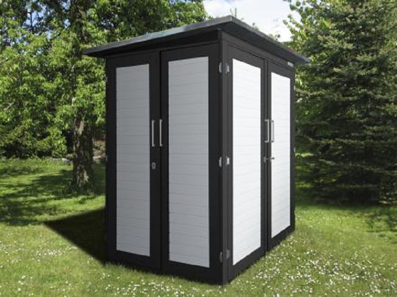 200 x 125cm  Garten [Q] Kompakt, anthrazit