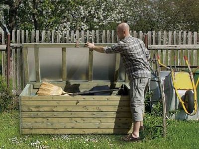 180 x 70cm  Garten-/Terrasentruhe, kdi, 19 mm
