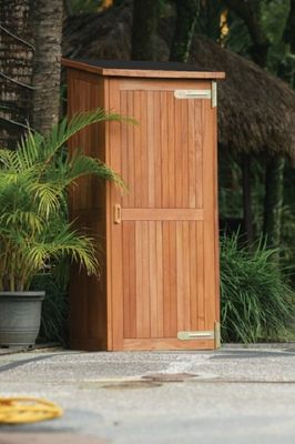 Gartenschrank Santiago Hartholz 16 mm 80cm x 65cm