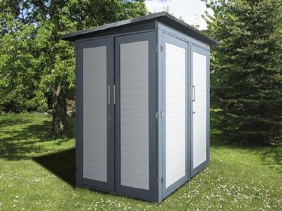 200 x 125cm  Garten [Q] Kompakt, grau