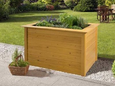 Profi-Hochbeet 669 A, lasiert, 19 mm, 120 x 79cm