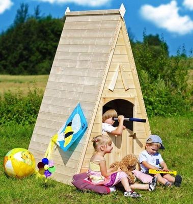 Kinderspielhaus Holzzelt  Tipi Winnetou - 1,12 x 1,15 Meter