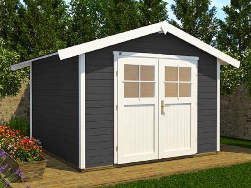 Weka Gartenhaus 122 Gr.3 300 x 205 cm anthrazit