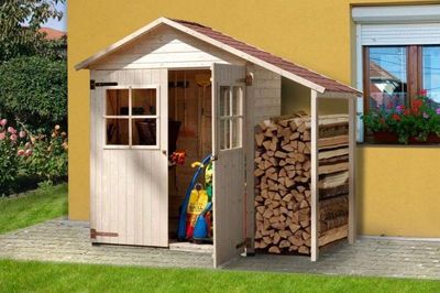 Weka Garten/Terrassenschrank 357 A Gr.2, 224 x 87 cm