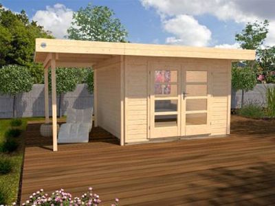 weka Designhaus 126 A+ 445 x 300cm, 28mm, natur
