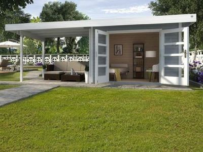 weka Designhaus 126 B+ 590 x 300cm , grau