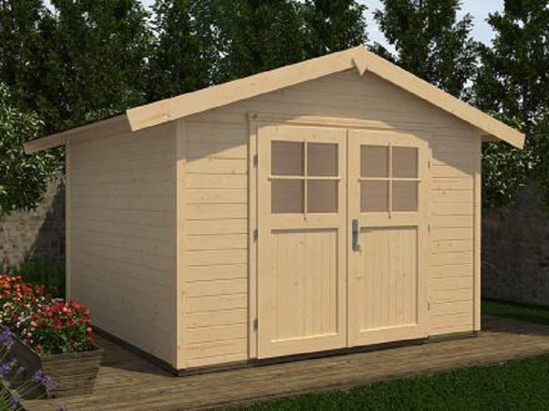 Weka Gartenhaus 122 Gr.3 300 x 205 cm natur