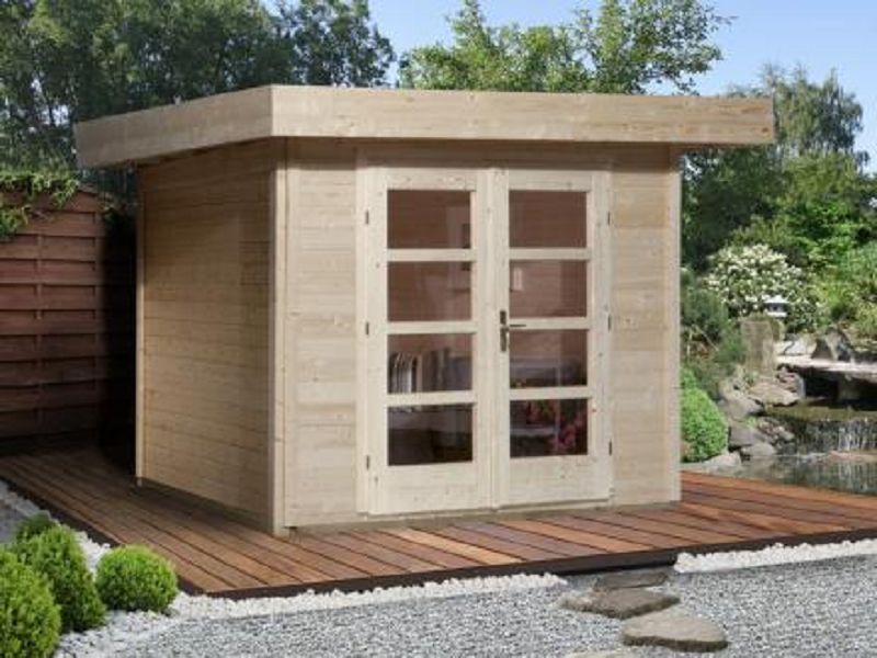 weka Designhaus 126+  28mm, 295 x 210cm, natur