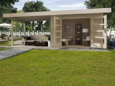 weka Designhaus 126 B+ 590 x 300cm , natur