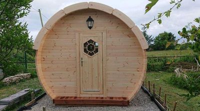 Schlaf / Campingfass 2 oval 300 x 590cm Bausatz