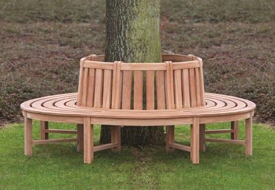Baumbank aus Teakholz 110/220 cm