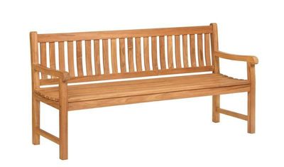 Gartenbank aus Teakholz Bretagne 120cm