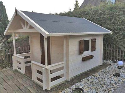 Holzspielhaus Spielhaus   Marii 28 mm 310cm x 235cm