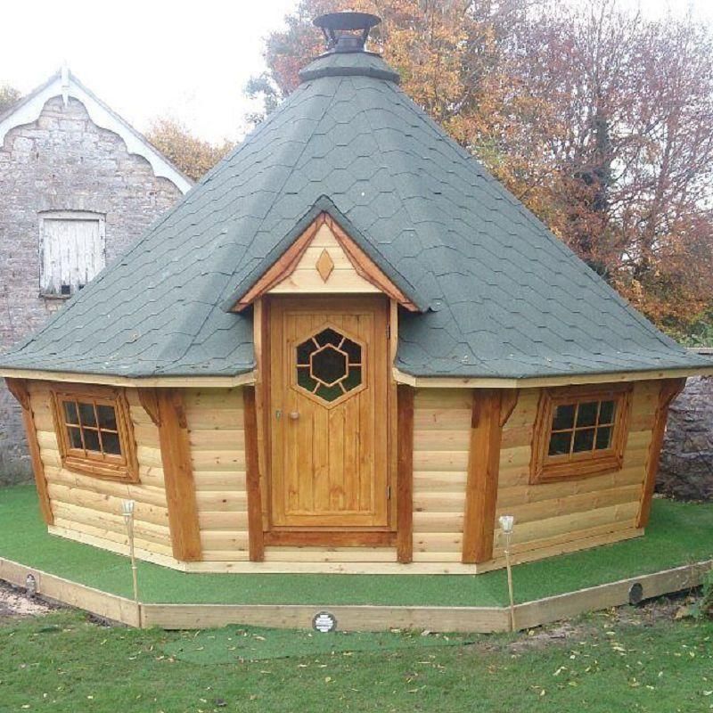 konische Grillkota 16.5m²