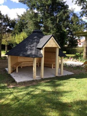 Grillkota offen, Pavillon 9.2m²