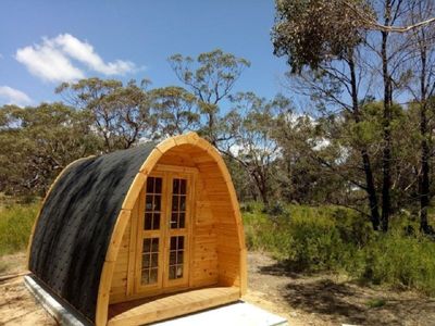 Camping Pod 240cm x 350cm Nurdachhaus, Finnhütte, Campinghaus