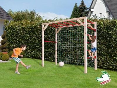 210 x 109cm  Tabaluga Klettergerüst/Hangelstation mit Tornetz