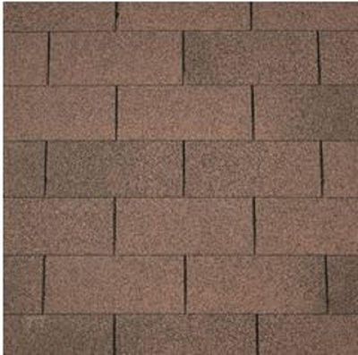 Dachschindeln rechteckig braun , 3 m²