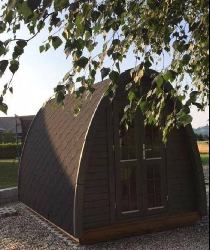 Saunapod 3,0m Gartensauna Aussensauna