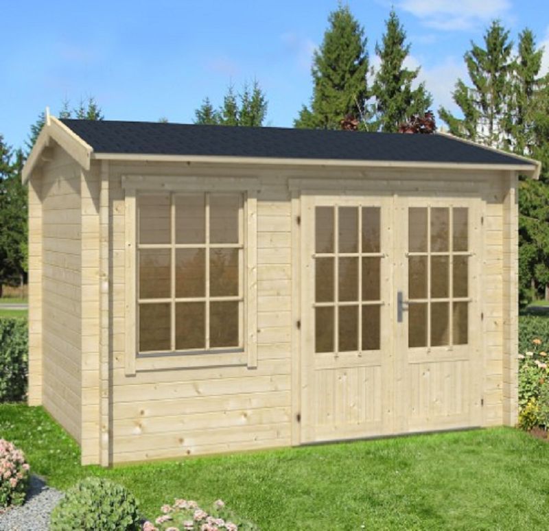 Gartenhaus Blockhütte Daisy 350 x 250 cm , 40mm