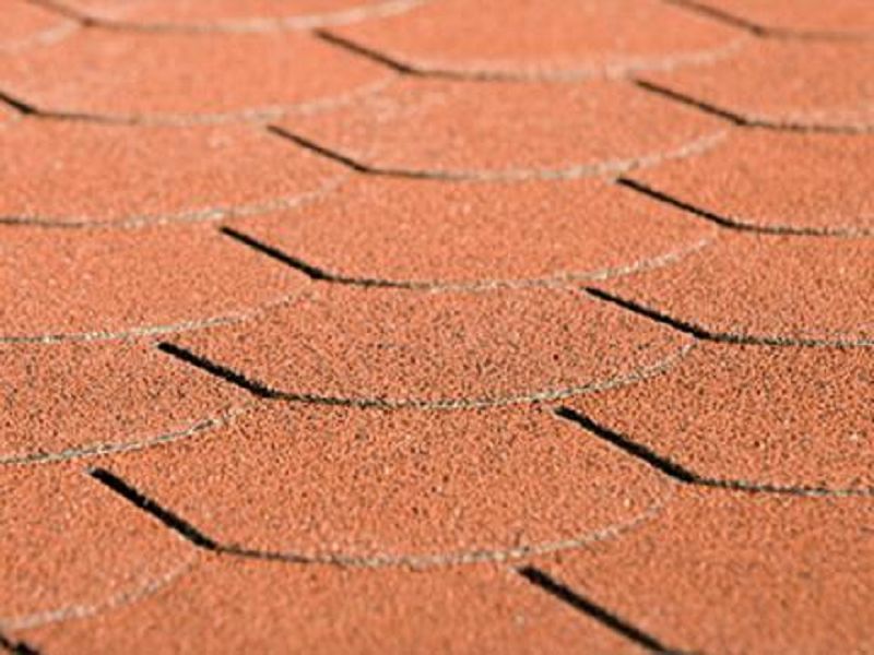 Dachschindeln Biberschw. rot 3 m²
