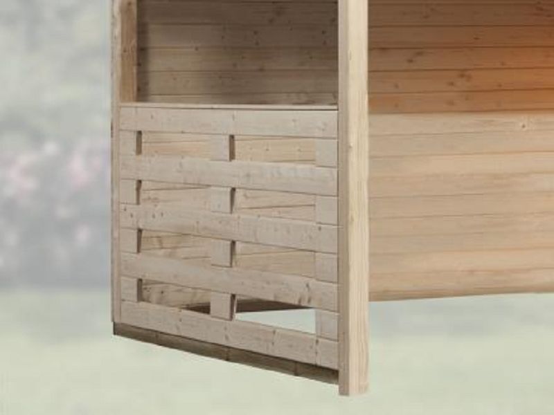 Brüstungsgeländer für Gartenhaus 172 und 126