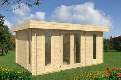 Pultdachhaus ORIENTAL 5 40mm 470x320cm Gartenhaus