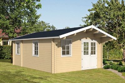 Gartenhaus mit Isolierverglasung Oelland D 70mm 440x595cm