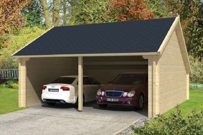 Garage-offener Schuppen Nysse 70mm 600cm x 600cm