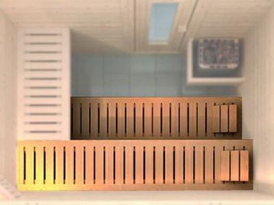 stabile Saunaliege 1 L 178,5 x T 55 cm