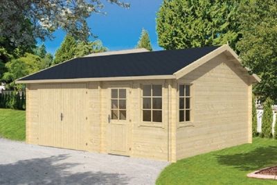 Gartenhaus Garage Moa 45mm 500cm x 598cm