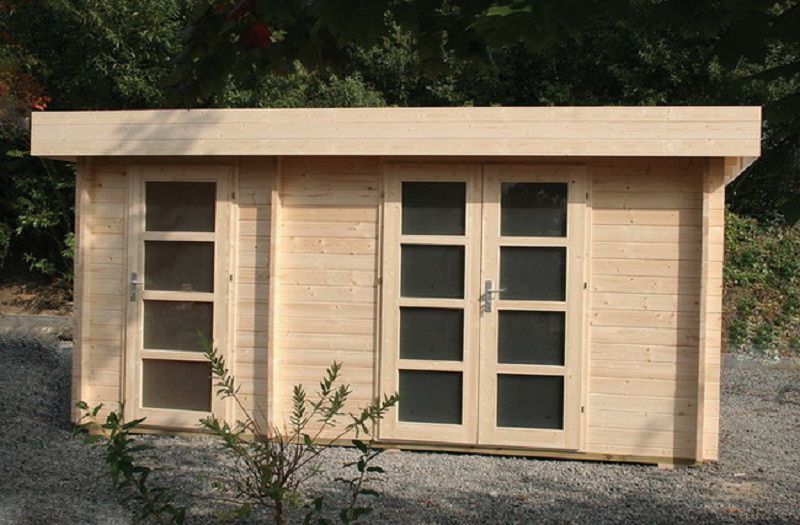 Pultdachhaus ORIENTAL 4 40mm 470x320cm Gartenhaus